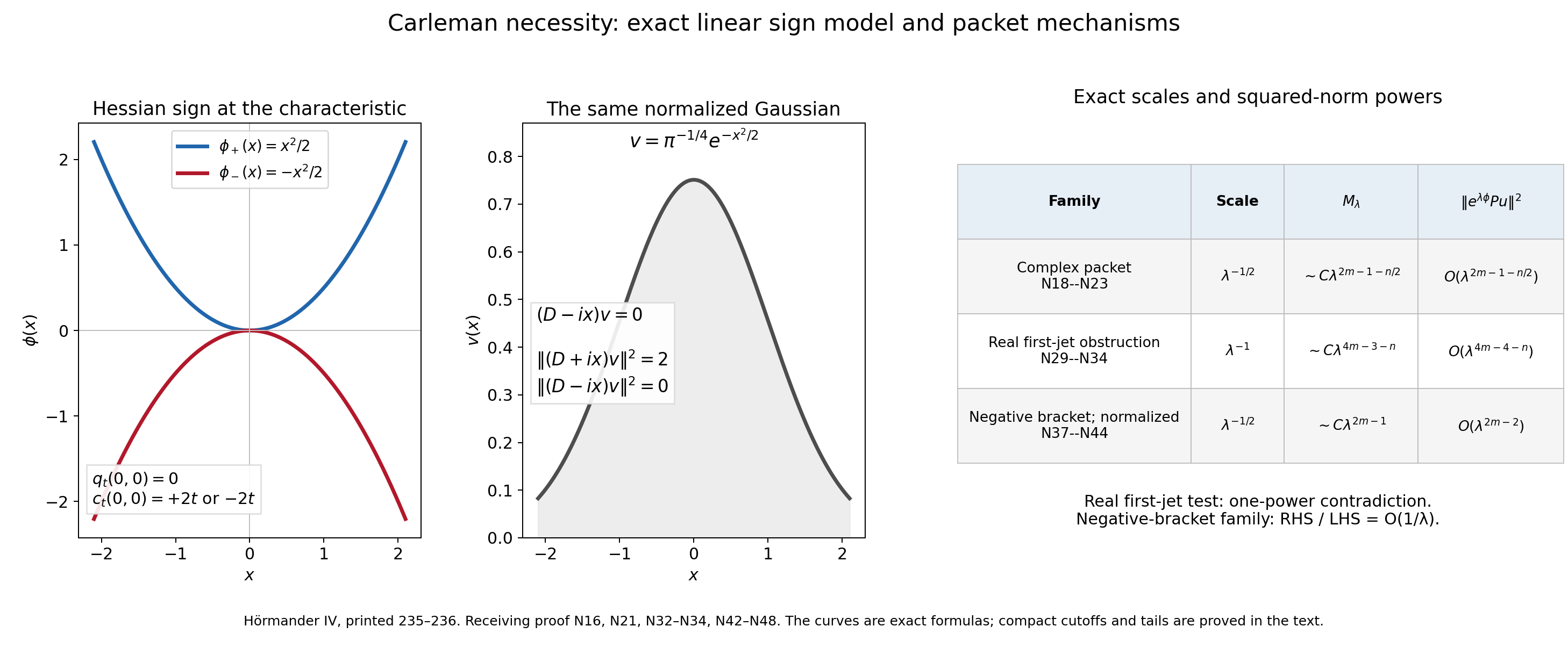 Exact one-dimensional sign model and the two packet scales